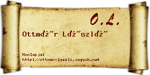 Ottmár László névjegykártya